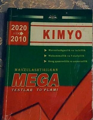 Kimyo. Mega testlar toʻplami 2020-2010