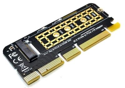 Адаптер NVMe M2 - PCI-E x16, x8, x4