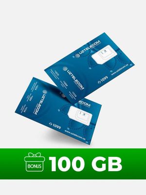 SIM - карта Uztelecom +100gb в Подарок