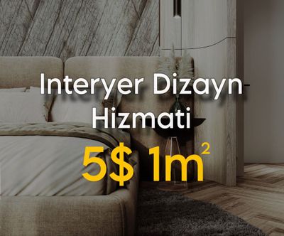 Interier Dizayn 5$ faqat shu oy uchun shoshiling
