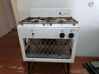 газовая плита-камин 2в1