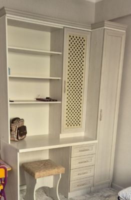 Мектеп окыушыларына арналган шкаф хам 2 шт кровать