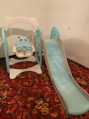 Горка + качеля + баскетбольное кольцо