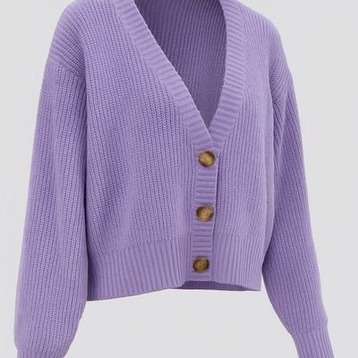 сиреневый кардиган💜