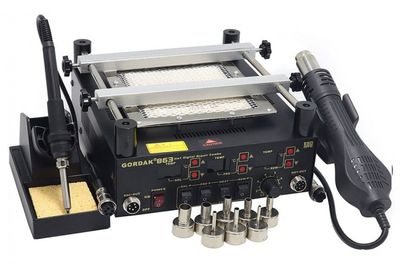 паяльная станция с феном Gordak 863