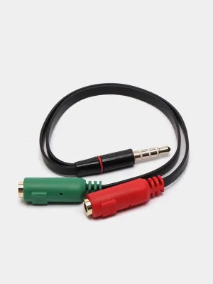 Аудио адаптер 3.5 мм (сплиттер)