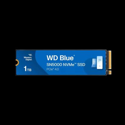 Новый SSD NVMe Western Digital WD Blue SN5000 - 1TB PCIe Gen4 X4. США.