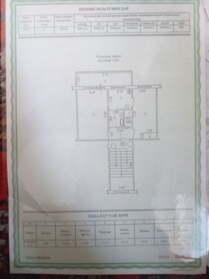 Сдаю квартиру Яшнабадский р-он Авиасозлар-2. 2-ком 1-этаж 4-этажном До