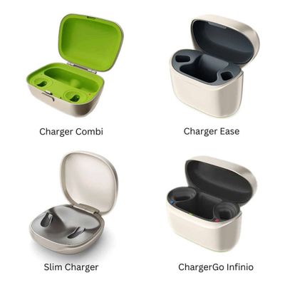 Зарядные устройства для слуховых аппаратов Phonak.