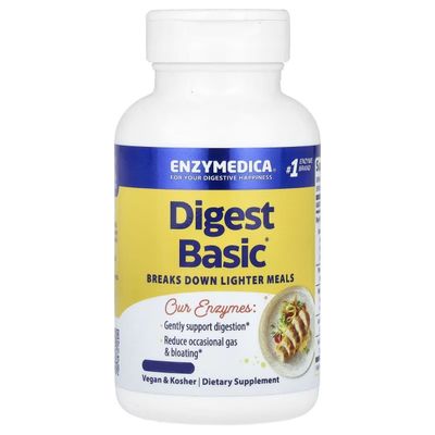 Пищеварительные ферменты Enzymedica, Digest Basic 90 таб