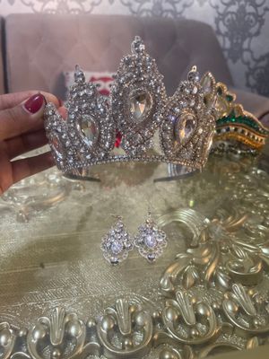 Корона серьги комплект