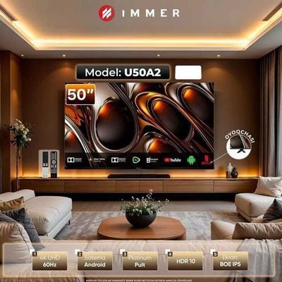 Телевизор immer 50/55/65/75/85 все продукты есть активация есть