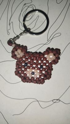 Брелок из бисера