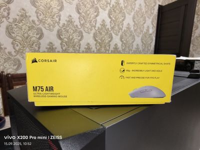 Срочно продам мышку Corsair m75 air 26000dpi