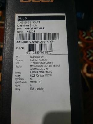Acer nitro 5 sotiladi