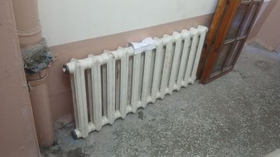 Чугунная батарея, с участка