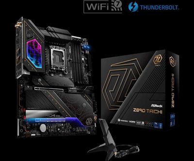 Новая материнская плата ASROCK Z890 TAICHI. Сокет LGA 1851. Из США.