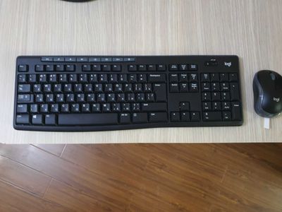 Беспроводная клавиатура и мышь logitech k270 новая