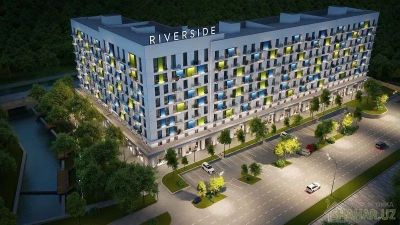 Мирзо Улугбекский район жк River Side 2-х комнтаная квартира 43м2 !!