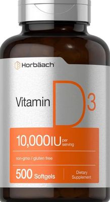 Vitamin D Витамин Д 10 000, 500 капсул из Америки.