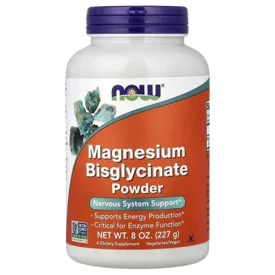 NOW Foods Magnesium Bisglycinate Powder бисглицинат магния magniy