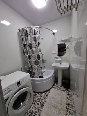 Аренда 2х ком, Квартира, Себзар, Чистая с Обстановкой Кирпич.