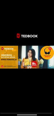 Tedbook intensive kitoblari