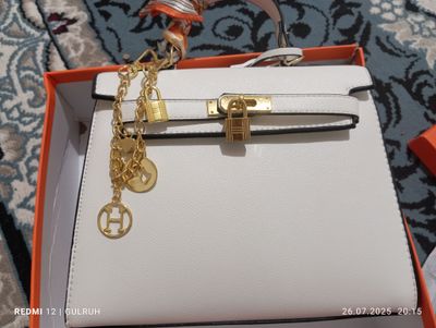 hermes 25 sm korobka ikkita remeshok, lenta zanjir