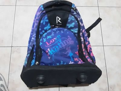 сумка рюкзак RUNA на колесах для фигурного катания и коньков