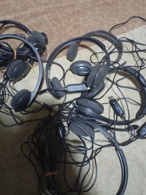 Наушники разные aux/usb