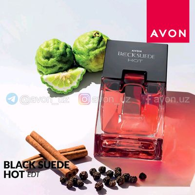 Мужская туалетная вода «Black Suede Hot» от Avon