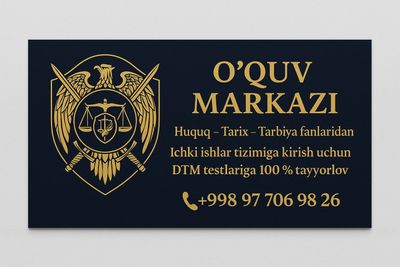 Ichki ishlar vazirligiga ishga kirish uchun DTM testga tayyorlov