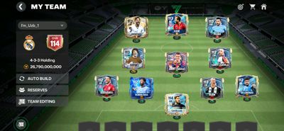 fc mobile 25 Urven 61 Ovr esa 114 115 bõladi.