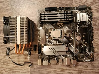 Сборка. Asus prime z490m .ОЗУ 64 Гб. Intel i5 10400