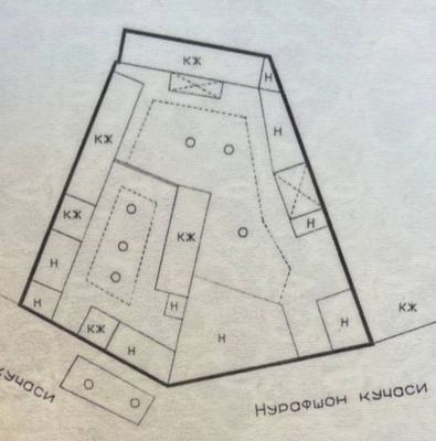 Продажа! Отдельно стоячий здание, 12 сот вдоль дороги. Себзар Нурафшон