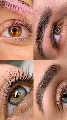 Ламинирование ресниц, ламинирование бровей, архитектура бровей, брови