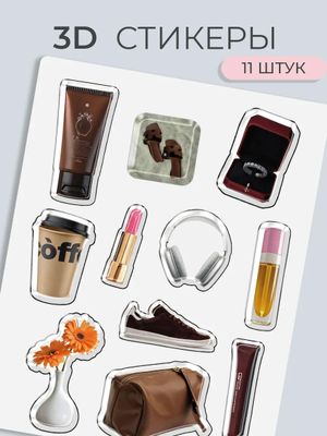 Nakleyka 3D stiker telefon uchun