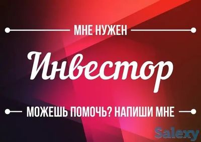 Мне нужен инвестор на реальный прибыльный бизнес