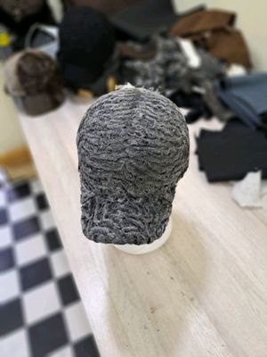 бейсболка из каракуля