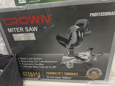 Торцовочная пила Crown 255 диск б/у
