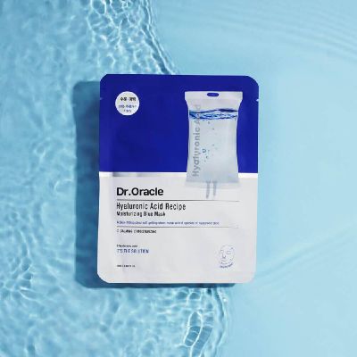 Ультратонкая увлажняющая тканевая маска Dr.Oracle Hyaluronic Acid Recipe Moisturizing Blue Mask