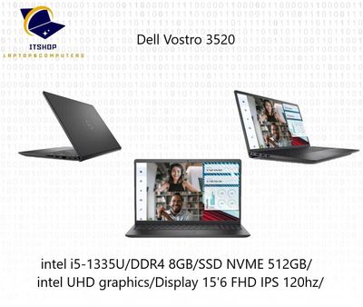 Dell Vostro 3520 i5-1335U 8/512 Display 15'6 FHD IPS 120hz