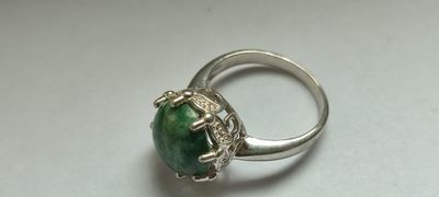 Кольцо серебряное с камнем ЗМЕЕВИК