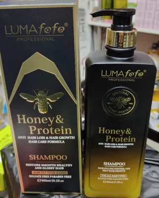 Протеин ва асалли шампунь