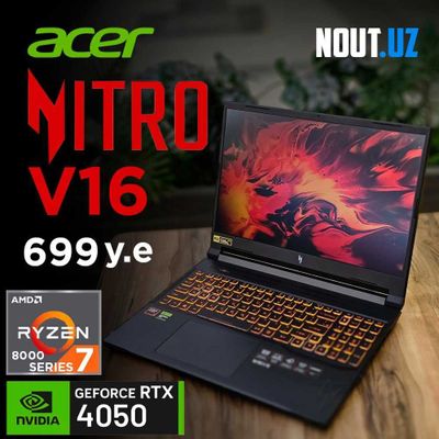 Acer Nitro V16 (Ryzen™ 7-8845HS) Магазин Nout.uz ( цена 699 )