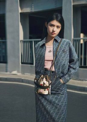 Двойка женский FENDI, Китай, размеры M/L, LUX качество