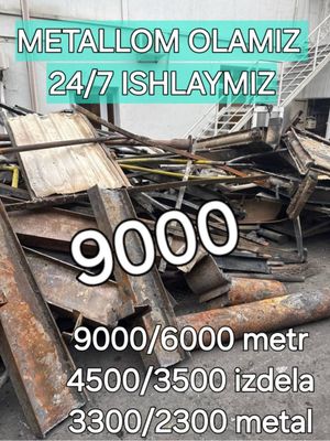 9000 SUM. Metallom b/u Metalom olamiz Металлом б/у Металом переработка