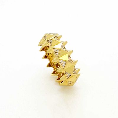 Золотое кольцо "Clash Étoilé" в стиле Cartier