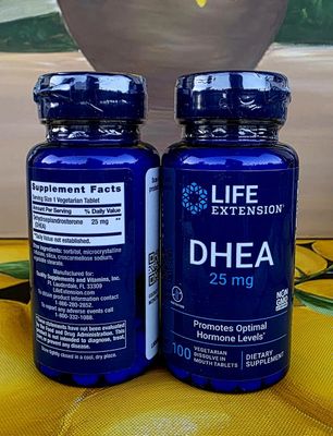 ДОСТАВКИ НЕТ Life Extension DHEA 25, 100шт MADE in USA