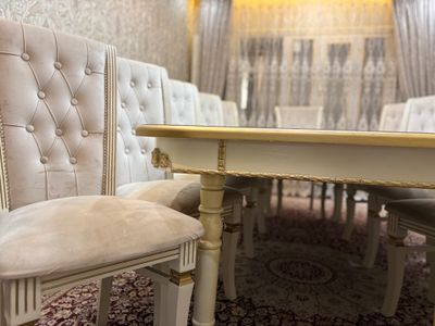 Стол стул  МДФ  12 кишилик  Холати яхши